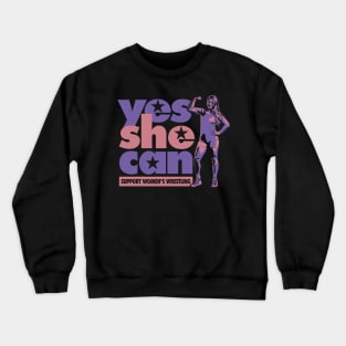 Yes she can! Crewneck Sweatshirt